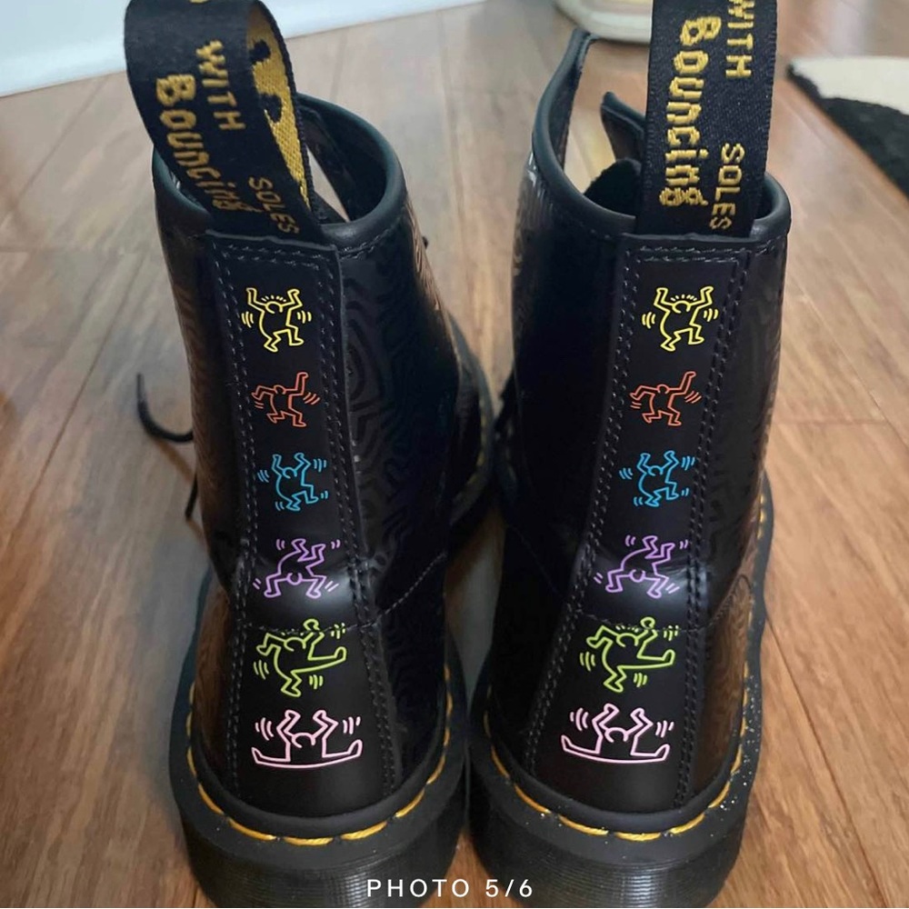 limited edition keith haring dr martens